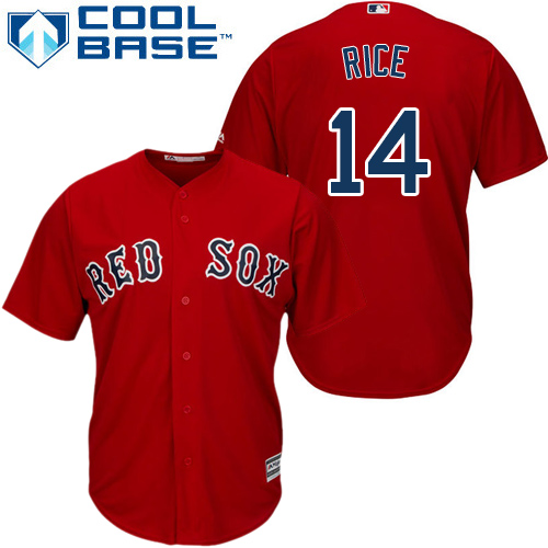 Red Sox #14 Jim Rice Red Cool Base Stitched Youth MLB Jersey